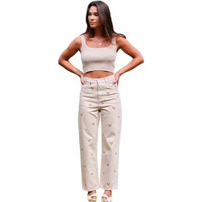 Damesjeans F.A.M. Paris Pola Embro Heart