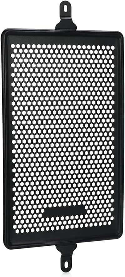Motorfiets Radiator Grille - Beschermkap Motor - Motor Beschermen - Aluminium Legering - 29 x 29 x 8 cm - Zwart