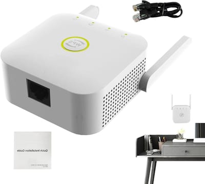 WiFi Versterker - WiFi Repeater Internet Booster - Draadloos Netwerk Uitbreiden - 300M Netwerksnelheid