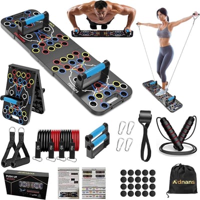 54-in-1 Push Up Bar en Fitness Accessoires voor Thuis - Volledige Lichaamstraining voor Mannen en Vrouwen