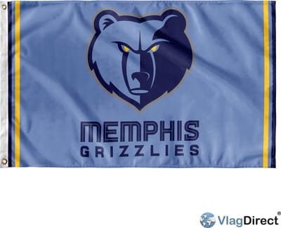 VlagDirect - Memphis Grizzlies vlag - Memphis Grizzlies basketbalteam vlag - 90 x 150 cm.