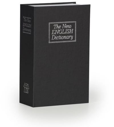 Securata Boekkluis met Cijferslot - Zwart - 115 x 180 x 55 cm - Kluisje met cijferslot - Verborgen Kluis in boek