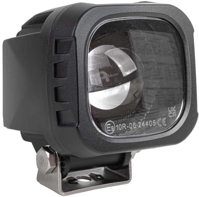 AMiO Blue Arrow Heftruck Veiligheidslamp Opbouw 15W 10-80V Blauw LED - Richtingspijl Safety Light Industriële Voertuigen en Magazijn Veiligheid