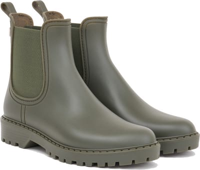 Khaki enkel regenlaars Druppel van Tantä 40
