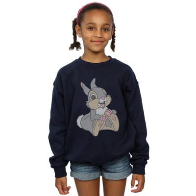 Disney Katoenen sweater Thumper voor meisjes (Marineblauw)