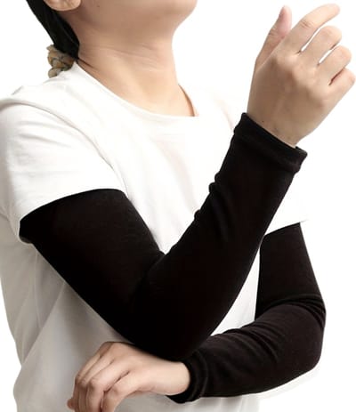 Livano Armwarmers Dames - Armstukken - Winter Polswarmers - Zwart
