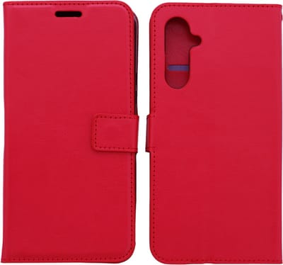 Portemonnee Book Case Hoesje Geschikt voor: Samsung Galaxy A04E - Rood