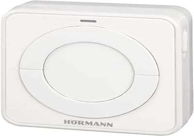 Wandknop/Radiocontrole voor Binnen Gebruik - 2 Functies, Aansluitmogelijkheden tot 2 Bedieningselementen, 8 x 8 x 4,5 cm