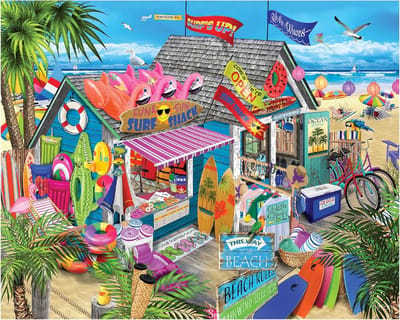 Strandpuzzel 1000 Stukjes - Zomer Legpuzzel voor Volwassenen en Familie
