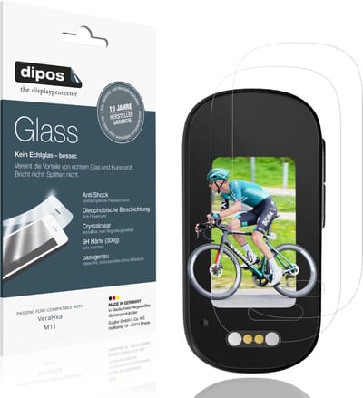 dipos – 2x Pantserfolie geschikt voor Veralyxa M11 | 9H Screenprotector