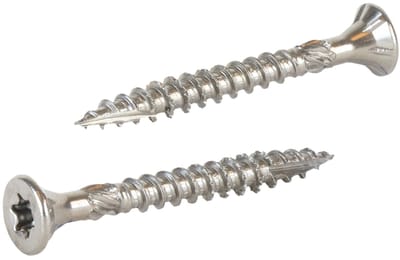 Radix Torx 20 Spaanplaatschroef - Platkop + Snijpunt - 4,0 x 35mm/24 - RVS - Deeldraad (200 stuks)