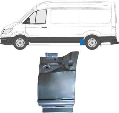 Reparatiepaneel achterspatbord voor Volkswagen Crafter 2017- / Links