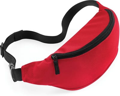 Bagbase Heuptasje - rood - 38x14x8 cm - festivaltasjes - buideltasje