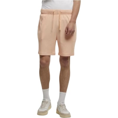 Urban Classics - Waffle Sweat Korte broek - S - Perzik