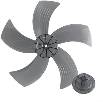Dailygoods - 35 cm Huishoudelijk Ventilatorblad met Vijf Bladen voor Stille Werking