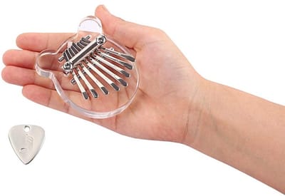Allecto - Mini Kalimba - Vingerspelen - Hoogwaardig Hout - Mahonie - Muzikale Accessoires - Perfect Cadeau voor Muziekliefhebbers - Compact Formaat