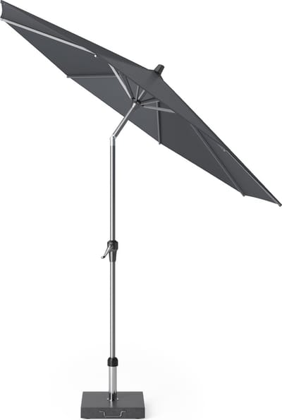Platinum Sun & Shade - Middenstokparasol - Riva - Ø270cm - Antraciet - Kantelbaar - Easy-up draaisysteem - 96% UV protectie