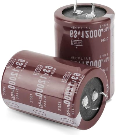 2 Stuks 63V 12000uF Audio Capacitor - HIFI Electrolytische Condensatoren voor Geluidsversterkers en Audioapparatuur