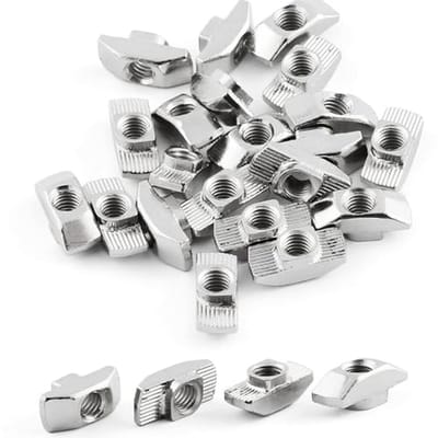 150 stuk T-sleufmoeren M5 voor Aluminium Profielen - Hamerkop & Slotmoeren van Koolstofstaal