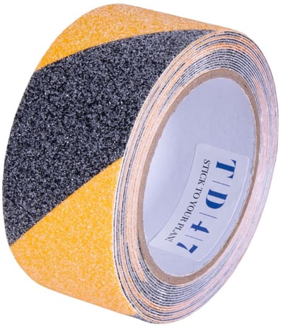 TD47 Antislip Tape 50mm x 5m Geel/Zwart