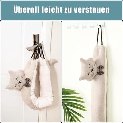 Candala Tochtstoppers voor de deur Decoratieve Windstopper 91cm voor Deur & Raam, Verzwaarde Tochtstopper Geluidsblokker voor Onderkant Deur