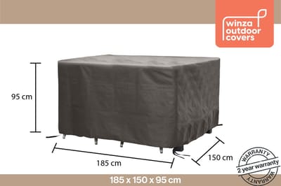 Winza Outdoor Covers - Premium - beschermhoes tuinset - tuinsethoes - maat M - Afmeting : 185x150x95 cm - met Pop-up Bobbin - 2 garantie