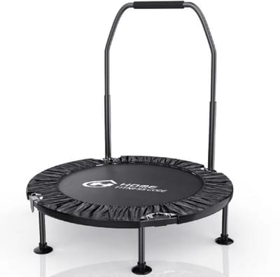 Benelux Select Fitness Trampoline – Trampoline Fitness – Trampoline Fitness Opvouwbaar - Tot 150kg – 114 x 114 x 117-132 cm