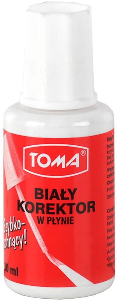 Toma TO-019 Vloeibare Correctievloheiste met Penseel 20ml