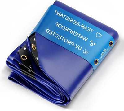 Waterdicht PVC Zeil - Stevig Zeil - Bescherming Buiten - UV en Weerbestendig - 300x500 cm - Blauw