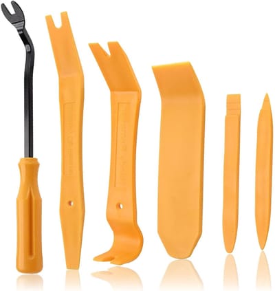 Dailygoody - Auto Demontage Gereedschap Set - Professionele Auto Lever Tools - 6-delig - Gereedschap voor Autobezit - Handgereedschap voor Auto -