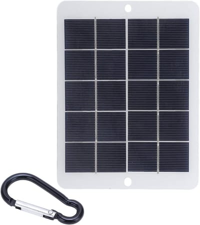 Zonnepaneel - Solar oplader - Apparaten opladen - Hoge conversieratio - 3W 5V - Zwart