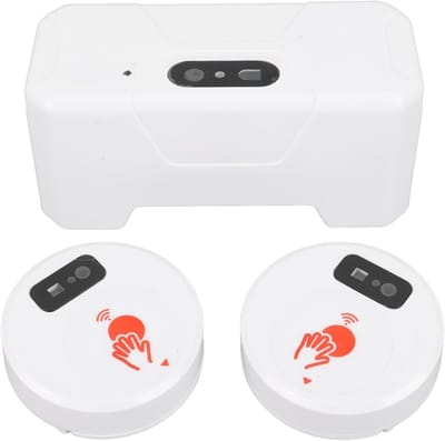 Contactloze Toiletafvoer met 2 Sensoren, Handsfree Infrared Sensor voor Automatische Flush, Ideaal voor Thuisgebruik en Hygiënisch Toiletbeheer