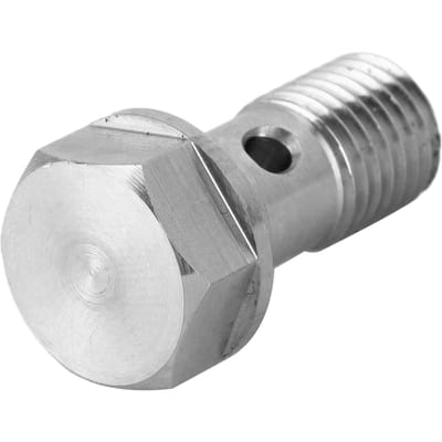 Turbo Olie Toevoer Begrenzer M10x1.25 RVS Begrensde Fitting Geschikt voor Mitsubishi TD02 TD03 gray