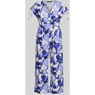 relaxed fit jumpsuit met V-hals