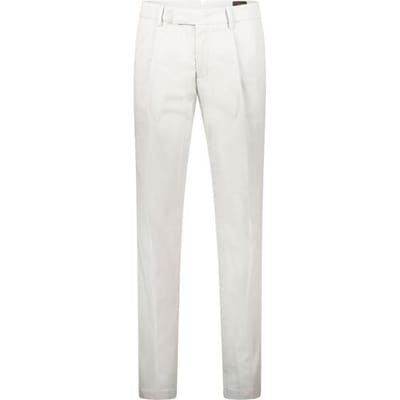 Gardeur Broek Tolino-7 Compact Tricotine Weave Mako Cotten Tencel Blend Licht Grijs / male
