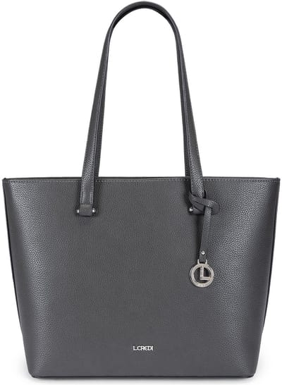 L.CREDI shopper Sarine Shopper Iron donkergrijs
