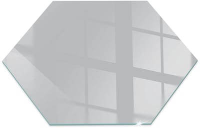 Tulup Kachel Vloerplaat - Kleur Lichtgrijs Vloerplaat Voor Houtkachel - 40 cm x 36,6 cm - Grijs Vloerplaat Voor Kachel - Rechthoek Kachel Vloerplaat - Onderplaat Kachel - Plaat Voor Onder Houtkachel - Plaat Onder Houtkachel