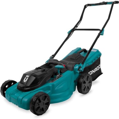 VONROC Accu Grasmaaier – 40V – 38 cm maaibreedte - Vier instelbare maaihoogtes: 35/45/55/65 mm - Incl. 45L Opvangbak - Excl. Accu’s en snellader