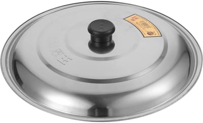 Dailygoods- Deksel 33 cm Universeel - Pannendeksel - Roestvrij Staal - Kookpot Deksel - Keukenaccessoire - Praktisch en Betrouwbaar