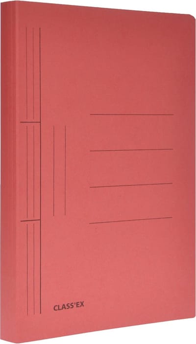 Class'ex hechtmap, ft 25 x 32 cm (voor ft A4), kers 100 stuks
