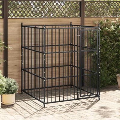 vidaXL - Hondenkennel - voor - buiten - 150x150x185 - cm