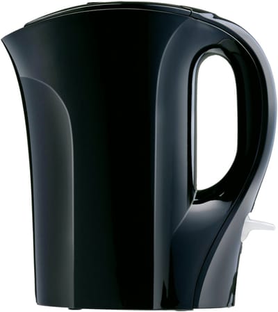 alpina Waterkoker 1 Liter – Elektrische Waterkoker 800-1000W – Automatische Uitschakeling – Droogkookbeveiliging – Zwart – Compact Model
