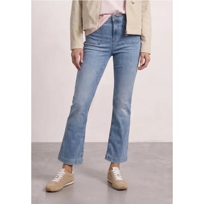 Bootcut-jeans met High Waist in Slim Fit