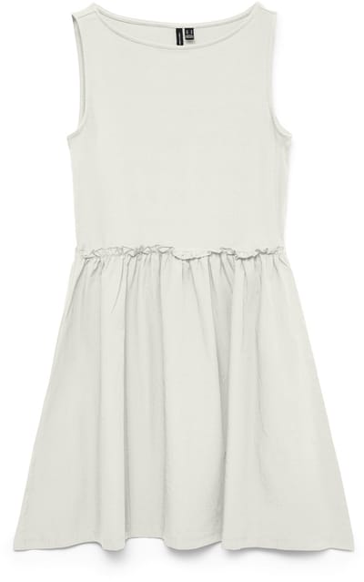 VERO MODA - VMTINNA SL BOAT NECK SHORT DRESS JRS GA - Dames - Mini jurken