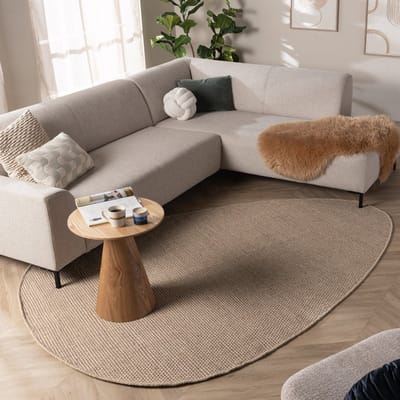 NATURL. Organisch vloerkleed - Bliss Beige/Bruin - 160x230cm