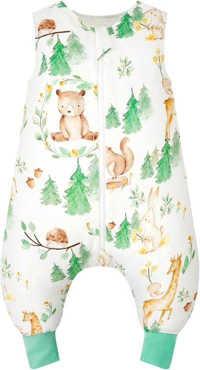 Babyslaapzak met voeten - Slaapzak baby - Heerlijk slapen - 1.0 Tog - Hele jaar - Unisex