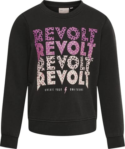 Kids ONLY KMGLUCINDA L/S REVOLT/FEAR BOX SWT Meisjes Trui - Maat 92