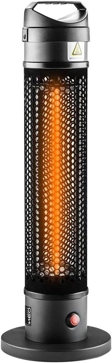 Infrarood Wandspot - Terrasverwarming - Buiten Verwarmen - Krachtige 1000 Watt - 60 x 60 x 85 cm - Zwart