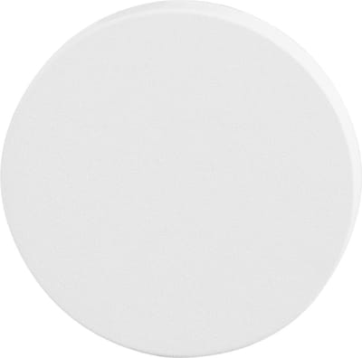 Blinde rozet - Wit - RVS - GPF -