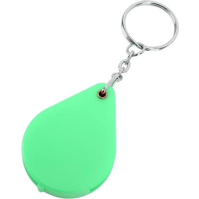 Sleutelhanger Vergrootglas 10x Vergroting Opvouwbaar Draagbaar Mini Vergrootglas met Sleutelhanger voor Buiten Lezen Rood groen